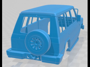 mitsubishi pajero wagon 1983 printable body car 3D Принт Модель