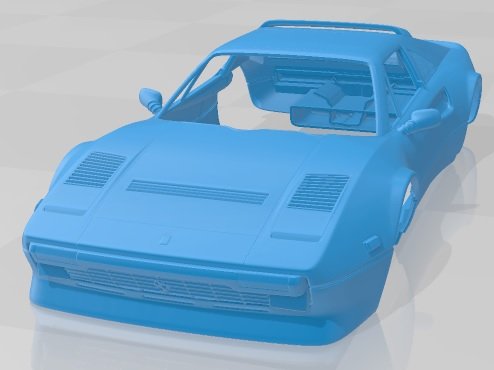 ferrari 308 gtb gts 1984 printable body car 3D Baskı Modeli .c4d .max .obj .3ds .fbx .stl .blend 