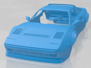 Ferrari 308 GTB GTS 1984 Karosserie zum Ausdrucken 3D Druckmodell