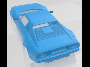 ferrari 308 gtb gts 1984 printable body car 3D Baskı Modeli