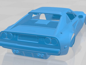 ferrari 308 gtb gts 1984 printable body car 3D Baskı Modeli