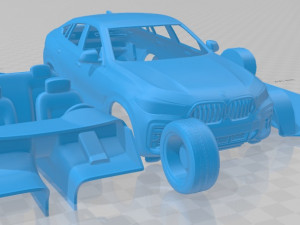 x6 m sport 2020 printable car Modello di stampa 3D