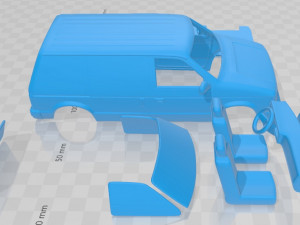 dodge mini ram 1984 printable van 3D Принт Модель