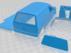 dodge mini ram 1984 printable van 3D Принт Модель