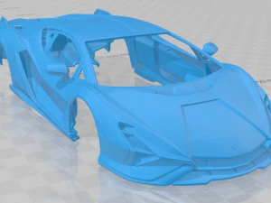 Sian 2020 printable body car 3D Print Model