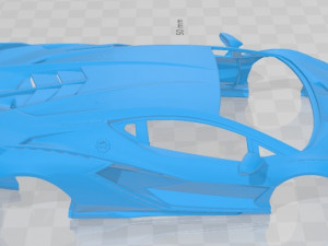 Sian 2020 printable body car 3D Print Model