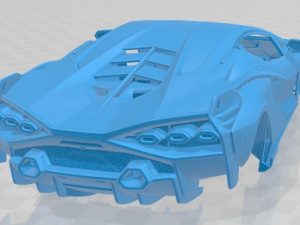 Sian 2020 printable body car 3D Print Model