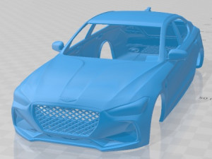 genesis g70 2018 printable body car 3D Print Model