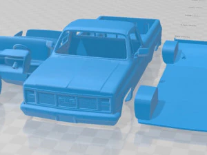 gmc sierra 1985 printable car 3D Print Model
