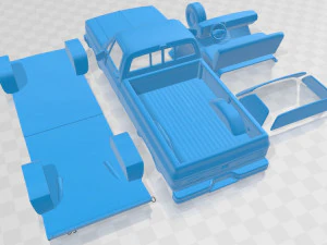 gmc sierra 1985 printable car 3D Print Model
