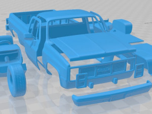gmc sierra 1985 printable car Modelo de impresión 3D