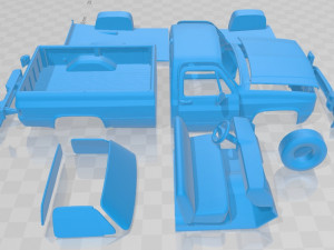 gmc sierra 1985 printable car Modelo de impresión 3D