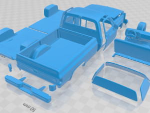 gmc sierra 1985 printable car Modelo de impresión 3D
