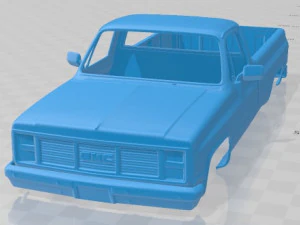 gmc sierra 1985 printable body car 3D Print Model