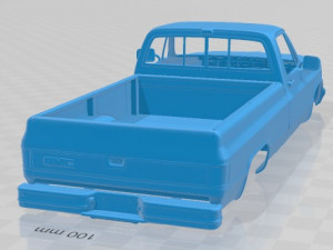 gmc sierra 1985 printable body car 3D प्रिंट मॉडल