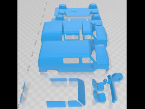 e series econoline cargo 1986 printable van Modelo de Impressão 3D