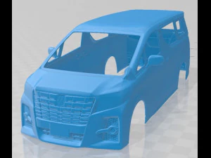 toyota alphard 2015 printable body car 3D Print Model