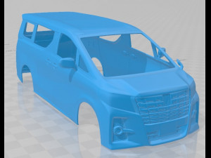 toyota alphard 2015 printable body car Modelo de Impressão 3D