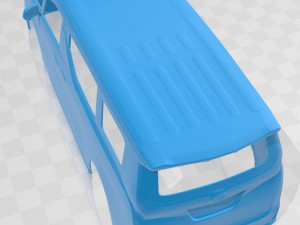 toyota alphard 2015 printable body car Modelo de Impressão 3D
