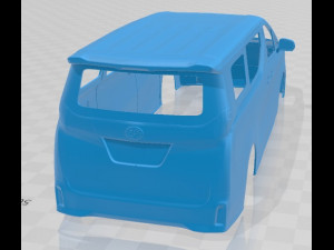 toyota alphard 2015 printable body car Modelo de Impressão 3D