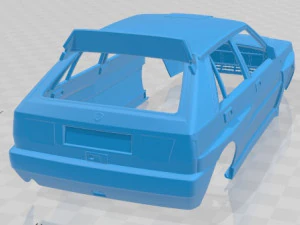 lancia delta hf integrale martini 1992 printable body car 3D Print Model