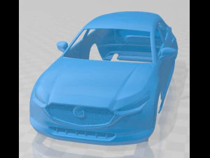 carro com carroceria imprim&iacute;vel mazda cx 30 2020 Modelo de Impressão 3D