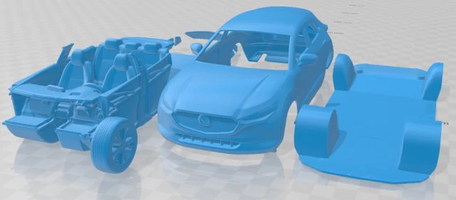 mazda cx 30 2020 printable car 3D Print Model .c4d .max .obj .3ds .fbx .stl .blend