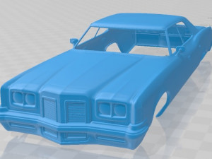 pontiac catalina 1972 printable body car 3D Print Model
