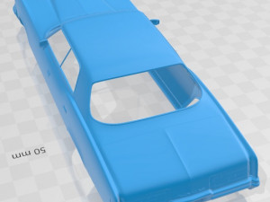pontiac catalina 1972 printable body car 3D 프린트 모델