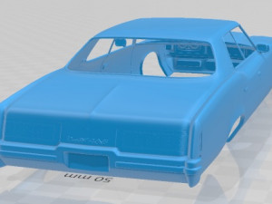 pontiac catalina 1972 printable body car 3D 프린트 모델