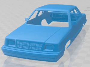 ダッジ アリーズ K セダン 1988 印刷可能なボディ車 3Dプリントモデル