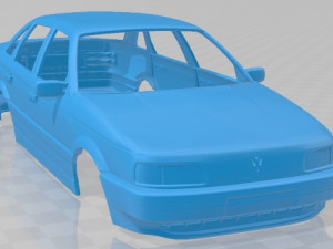 volkswagen passat b3 sedan 1988 printable body car Modelo de impresión 3D