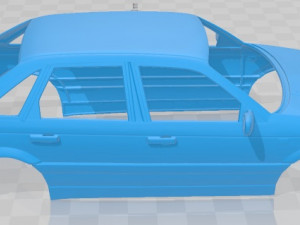volkswagen passat b3 sedan 1988 printable body car Modelo de impresión 3D