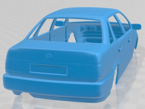 volkswagen passat b3 sedan 1988 printable body car Modelo de impresión 3D