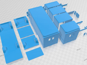 chevrolet p30 1995 printable van 3Dプリントモデル