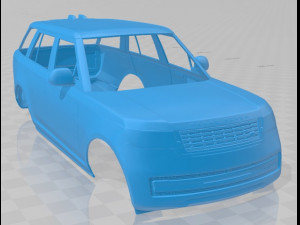 range rover 2022 printable body car 3D प्रिंट मॉडल