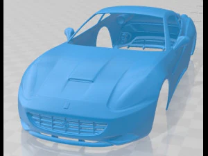 フェラーリ カリフォルニア 2009 印刷可能なボディ車 3Dプリントモデル