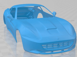 ferrari california 2009 printable body car 3D Принт Модель