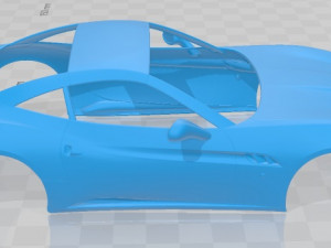 ferrari california 2009 printable body car 3D Принт Модель
