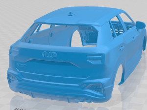 audi sq2 2020 printable body car Modèles 3D en vedette