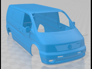mercedes benz vito w638 panel 1996 printable body van 3D Принт Модель