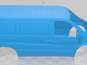 mercedes benz vito w638 panel 1996 printable body van 3D Принт Модель