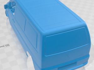 mercedes benz vito w638 panel 1996 printable body van 3D Принт Модель