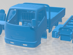 toyota toyoace flatbed 2006 printable truck 3D Print Model