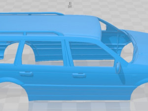 volkswagen passat b3 variant 1988 printable body car 3D Print Model