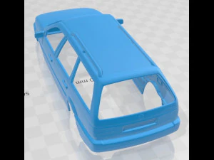 volkswagen passat b3 variant 1988 printable body car 3D Print Model