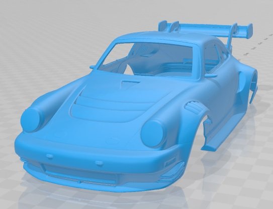 porsche carrera rsr printable body car Modèles 3D en vedette .c4d .max .obj .3ds .fbx .stl .blend 