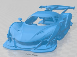 gumpert apollo intensa emozione 2019 printable body car Modelo de impresión 3D