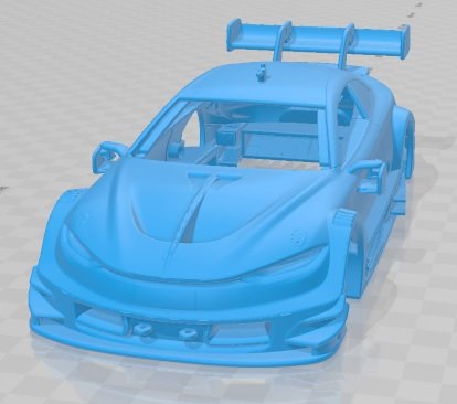 merlin dtm team printable body car 3D प्रिंट मॉडल .c4d .max .obj .3ds .fbx .stl .blend