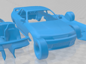 nissan skyline r32 gt-r coupe 1989 printable car 3D Baskı Modeli